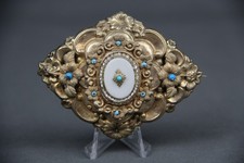 Große Brosche Schmuck Agraffe