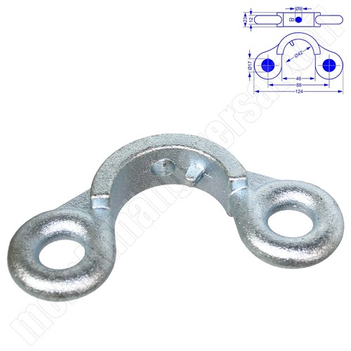 Fach trennwandhalter - 2-fach,