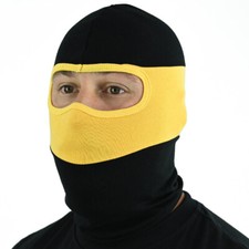 Sturmhaube Balaclava Hooligans Ultras Gelb Schwarz Borussia Mask