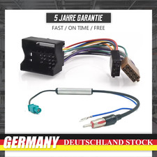 Für VW SEAT SKODA Golf Passat Polo 9N 6R Fabia Radioadapter ISO Quadlock Fakra 