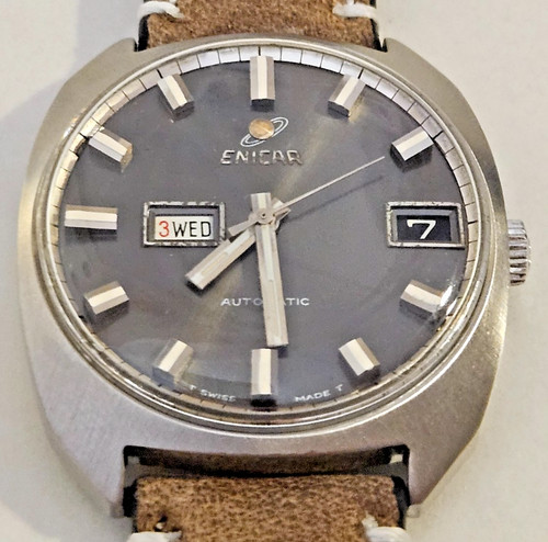 Vintage herrenuhr enicar - herrenuhr,