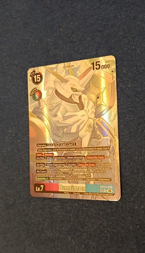 Digimon sammelkarte omnimon - digimon,