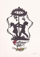 Postkarte - Plischke / Ein frohes Fest (62)