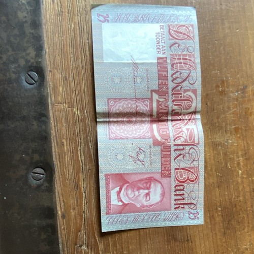 Geldschein niederlande 25 - geldschein,, niederlande,