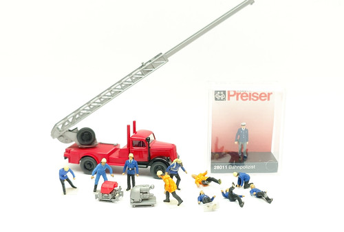 Preiser figuren feuerwehr - figuren,