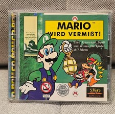 Mario Wird Vermisst! Nintendo CD-Rom PC Lernspiel