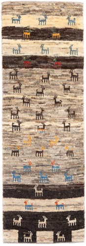 Perser gabbeh teppich grau - gabbeh,