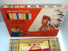 Rar:  Meccano Tri-ang Kinderkino Winnetou 112 Dias  Kinderspiel Vintage Defekt