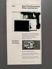 Gas- Tischfeuerzeug Braun