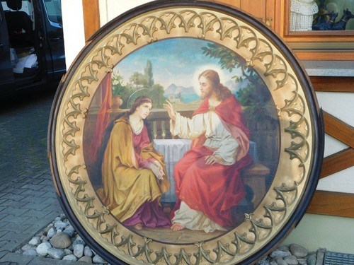 Gemälde heilige maria mit - heilige,