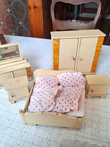 Puppenstube schlafzimmer set - puppenstube, schlafzimmer-set