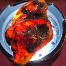 Blauer Bernstein aus Sumatra 