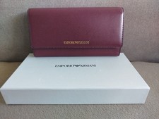 Ledergeldbörse Geldbörse Damen Armani