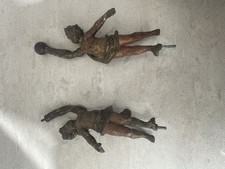 Figuren Stand/Wanduhr antik