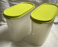 Tupperware Eidgenosse 2x 1,7l Vorratsbehälter Zitronengrün💥neuwertig 💥rar