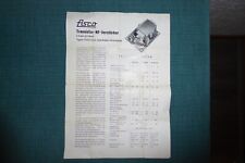 2x ASCO TV6/9 Germanium-Gegentakt-Verstärker, Zwischen- und Ausgangsübertrager