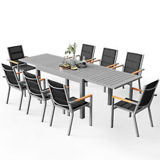 Gunji Alu Gartensitzgruppe Gartenmöbel Set Gartenset Sitzgruppe Stapelbarer Stu