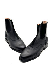 Stiefelette Jodhpur Schwarz Reitstiefelette Reitschuhe Gr42 Leder Reißverschluss