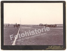 Foto CDV Kaiserparade in Berlin Tempelhof ca. 1910