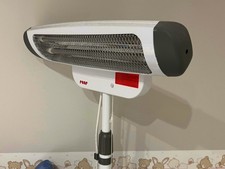 reer 1909 Wickeltisch-Heizstrahler mit Ständer - weiß/grau