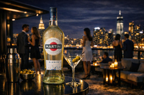 Martini mit gratis - , glas