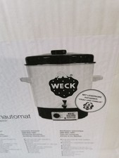 Weck Einkochautomat WAT 14A (Einkochtopf / Einwecktopf mit Auslaufhahn, Heißwass