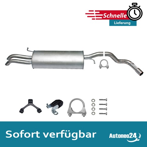 Auspuff endschalldämpfer - auspuff,