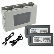 Set: 2x Akku 2,5Ah + Triple