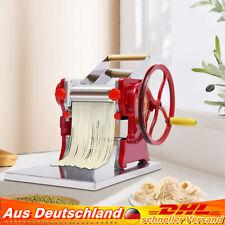 Nudelmaschine aus Edelstahl Pastamaschine Nudel Teig Pasta Maschine 3mm ROT