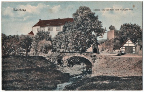 Alte radeberg schloss - ak, radeberg,