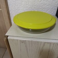 Tupperware Tafelperle  Flache Schüssel mit Deckel 2 L Grün