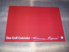 TOPRARITÄT Herrlicher Prospekt VW Golf Cabrio Etienne Aigner von 1990 !!!