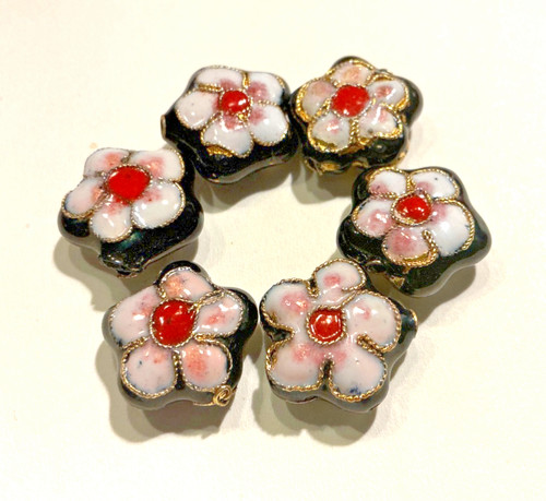 Cloisonné perlen blumen - cloisonné,