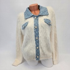 Damen Strickjacke Langhaar