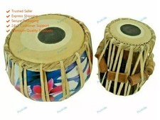 Folk Musical Schlagzeug Instrument 3D Bedruckt Messing Tabla Set Mit Tasche