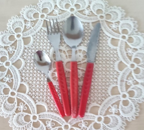 Ddr kinderbesteck rot - kinderbesteck,