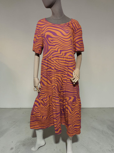 Midi maxikleid sweatmaterial - midi/maxikleid,