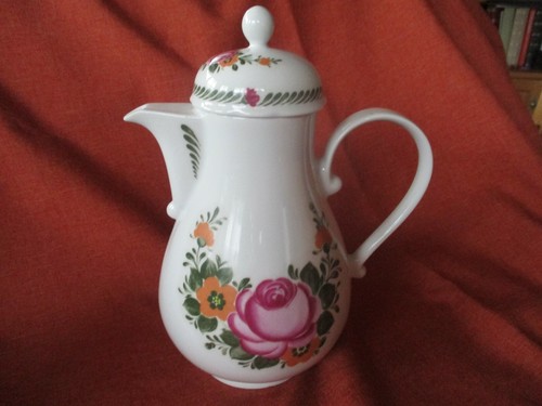 Kaffeekanne kahla blumendekor - kaffeekanne,