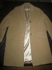 Damen Winter-Mantel Vintage 80er Original Cerruti 1881 Gr. 40 wie NEU beige 