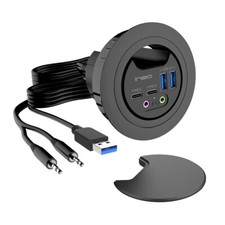 USB HUB 4-Port 2xC+2xA Audio