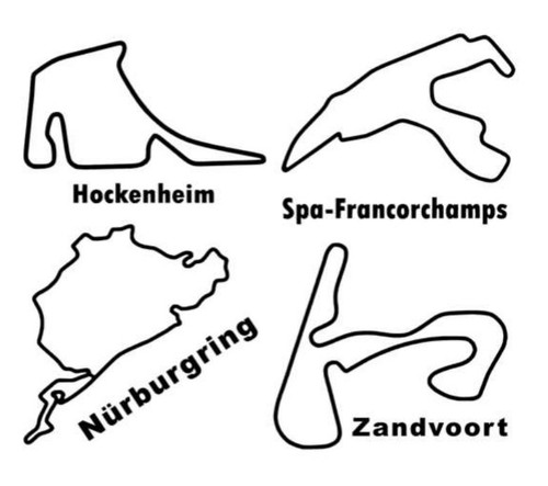 Rennstrecken set1 auto - ,