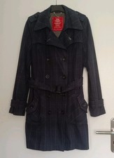EDC by Esprit Taillierter Trenchcoat Mantel  Kariert Gr. M