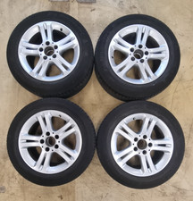 4x Sommerkompletträder Alufelgen Original Mercedes A2114017102 7,5Jx16H2 ET42