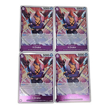 One Piece TCG Romance Dawn X.Drake R OP01-114 Set EN Luffy Zoro Nami Sanji