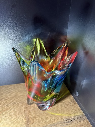 Massive vintage glas - vintage, schale
