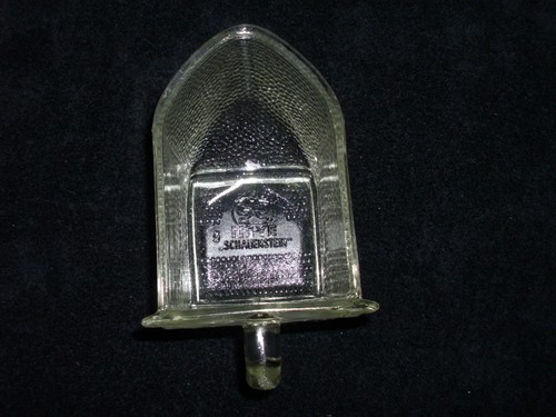 Alte große glas - glas-schütte, aus