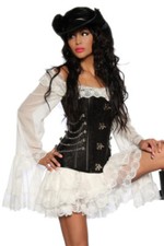 Piratenkleid kleid mit - kleid,