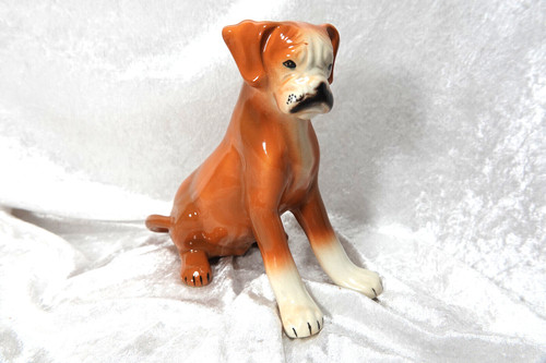 Porzellanfigur großer hund - großer,