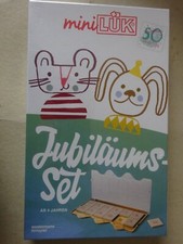 XXXX miniLük Jubiläums Set , 12er Kasten + 3 Hefte , ab 4 Jahre NEU mini Lük