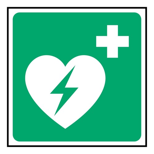Defibrillator schild oder - schild,